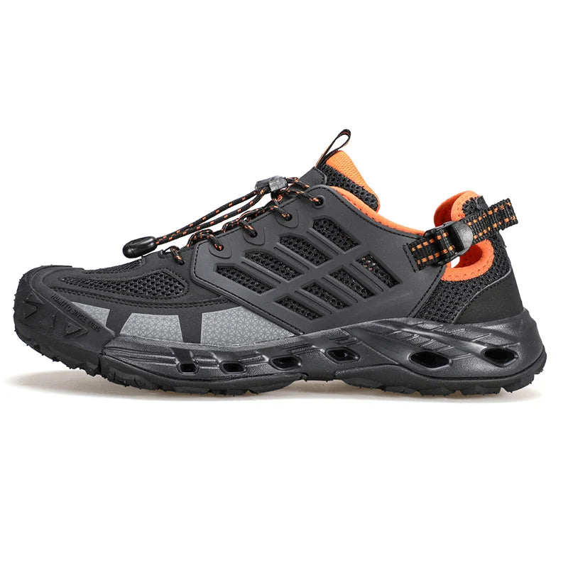 HUMTTO Summer Sneakers Men Breathable Trekking Shoes for Men's Luxury Designer Anti-slip Sports Outdoor Water Hiking Sneaker Man