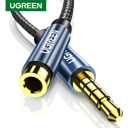 UGREEN Jack 3.5 mm Audio Extension Cable for Huawei P20 lite Stereo 3.5mm Jack Aux Cable for Headphones Xiaomi Redmi 5 plus PC