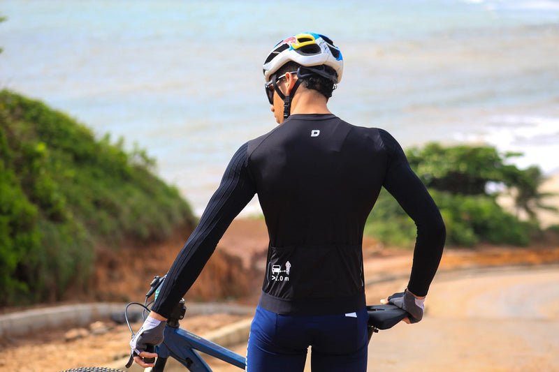 អាវយឺតជិះកង់បុរស DAREVIE ម៉ាក Maillot Aero ល្បឿនលឿន ស្រូបយកសំណើម PRO Level សម្រាប់បុរស UPF 40+ ប្រឆាំងនឹងការរអិល