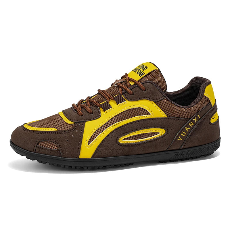 Men's flat casual sneakers Four Season new breathable light anti-slip comfort fashion outdoor walking sports running board shoes
