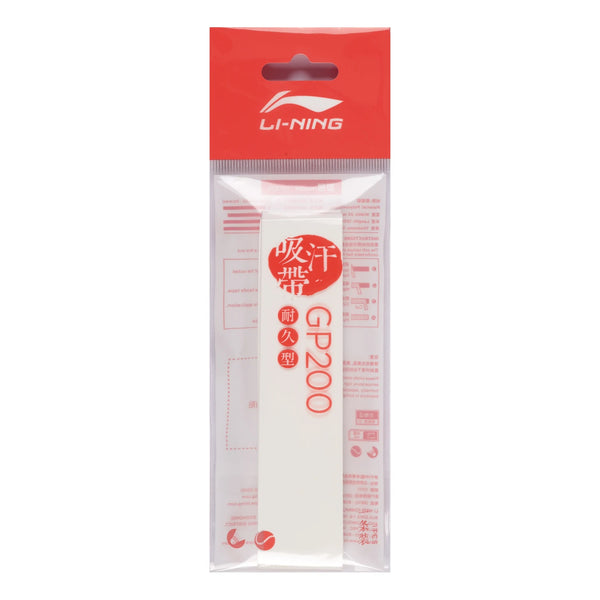 ខ្សែដៃរ៉ាកែត Li-Ning Unisex GP200 ទំហំ 1200*25*0.6mm ធន់នឹងការពាក់ ស្រូបញើស និងខ្សែដៃរ៉ាកែត LiNing ASJU007