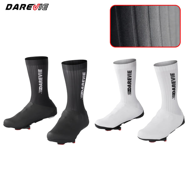 ស្រោមជើងជិះកង់ DAREVIE AERO ប្រវែង UCI កាត់បន្ថយភាពធន់នឹងខ្យល់ ការពារទឹក ប្រឆាំងនឹងការរអិល ស្រោមជើងជិះកង់ MTB សម្រាប់បុរស