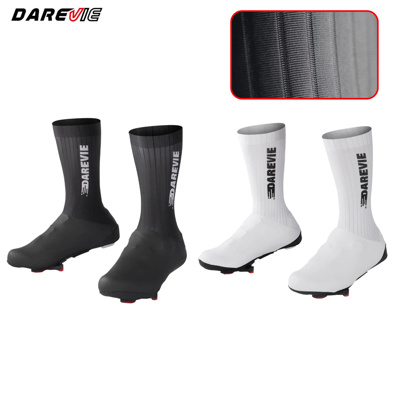 ស្រោមជើងជិះកង់ DAREVIE AERO ប្រវែង UCI កាត់បន្ថយភាពធន់នឹងខ្យល់ ការពារទឹក ប្រឆាំងនឹងការរអិល ស្រោមជើងជិះកង់ MTB សម្រាប់បុរស