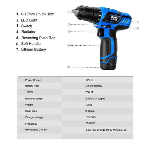 12V Ratchet Wrench 3/8 Cordless Electric Wrench 40Nm Removal Screw Nut Car Repair Tool Angle Drill Screwdriver by PROSTORMER