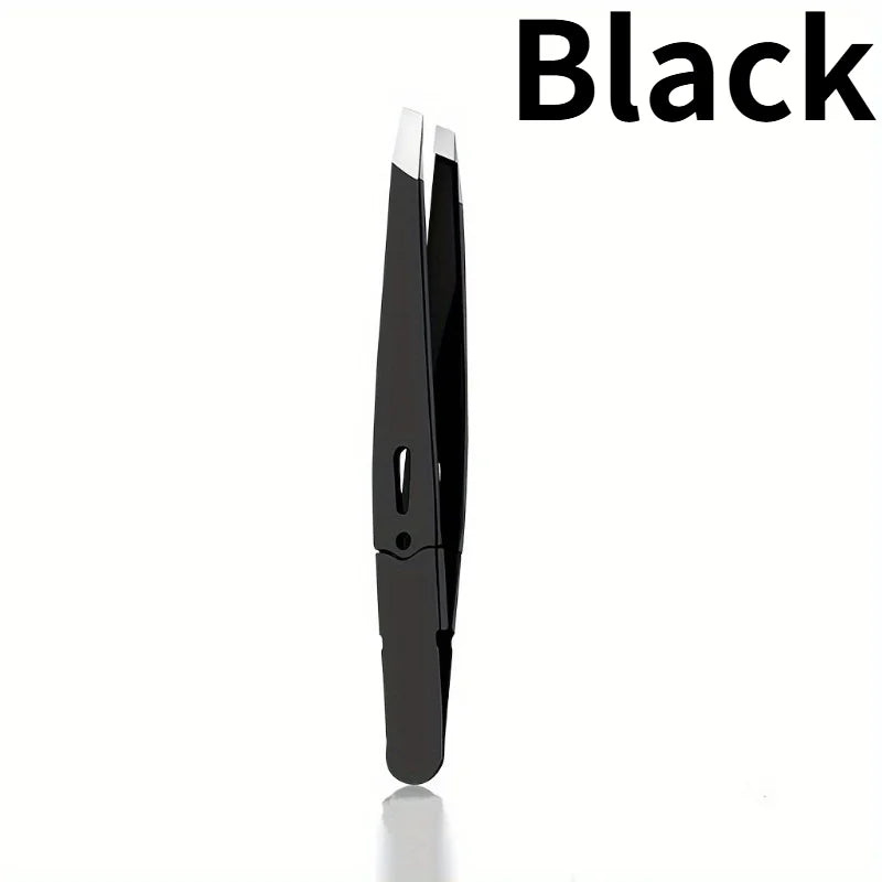 1PC Eyebrow Tweezers Precision,Durable Stainless Steel Tweezers,Eyebrow Tweezer,Daily Beauty Essentials.Color tweezers