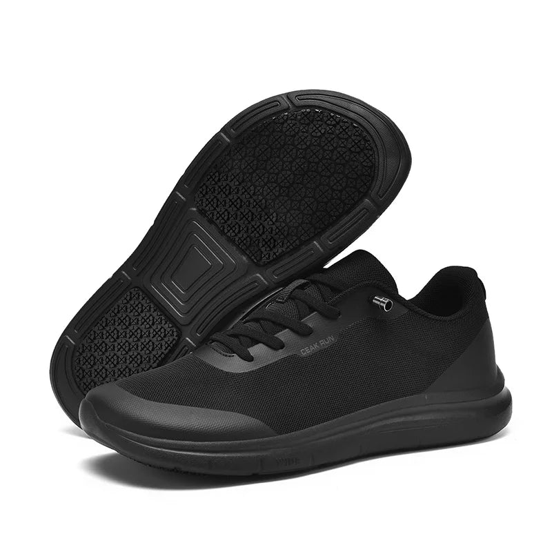 Men's light casual shoes four seasons soft-sole anti-slip fashion breathable walking sports shoes chef hotel kitchen work shoes