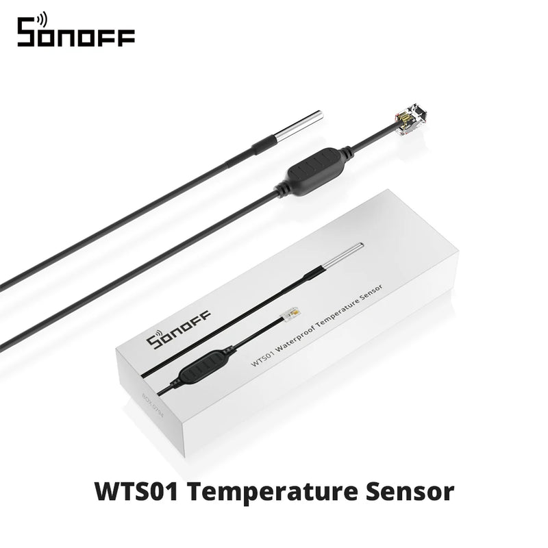 SONOFF THS01/WTS01 Temperature Humidity High Accuracy Sensor Monitor Module RL560 Extension Cable Support TH Elite/Origin