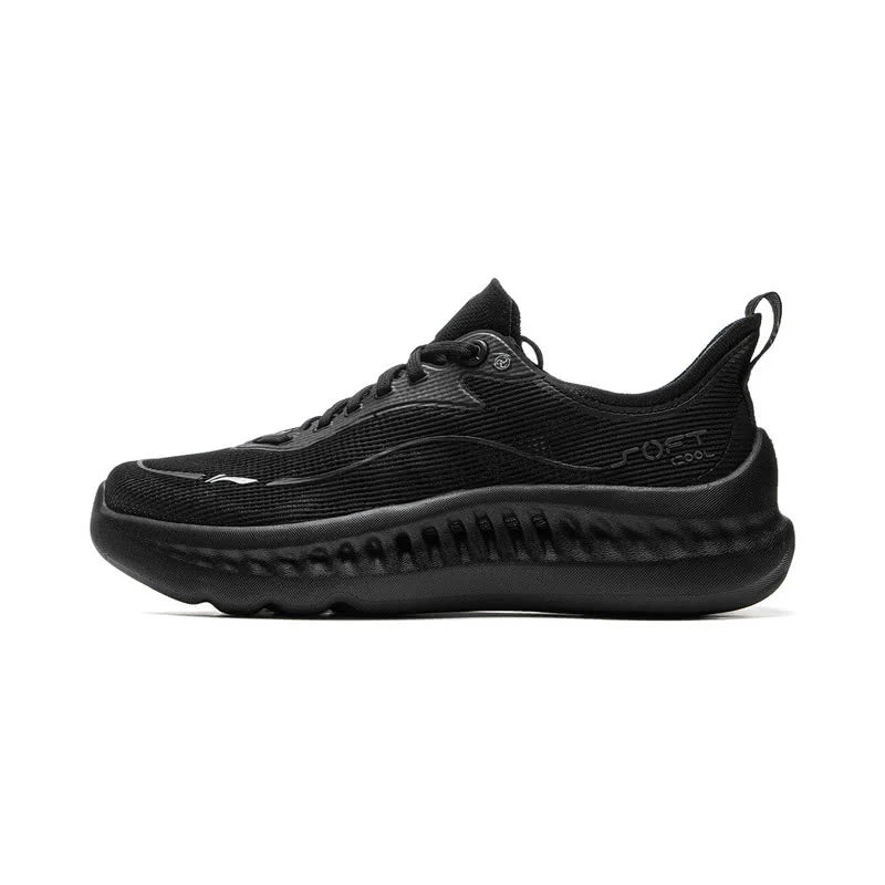 ស្បែកជើងបុរស Li-Ning SOFT COOL 2 របៀបរស់នៅ COMFOAM MAX Cushion COOL SHELL មានខ្យល់ចេញចូលបានល្អ ស្បែកជើងប៉ាតាធម្មតា LiNing AGLV009