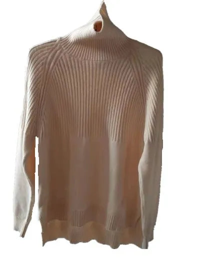Casual Women Autumn Winter Pullover Top New Turtleneck Warm Knitwear Sweater Long Sleeve Jumper Ladies Base Wear Inner Tops