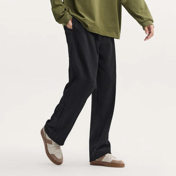 ខោបុរស Semir ខោកីឡាប៉ាក់រលុងត្រង់សម្រាប់បុរសនិងស្ត្រី ស្ទីលប្រចាំថ្ងៃ ខោធម្មតា ខោសរទរដូវទន់ 2026