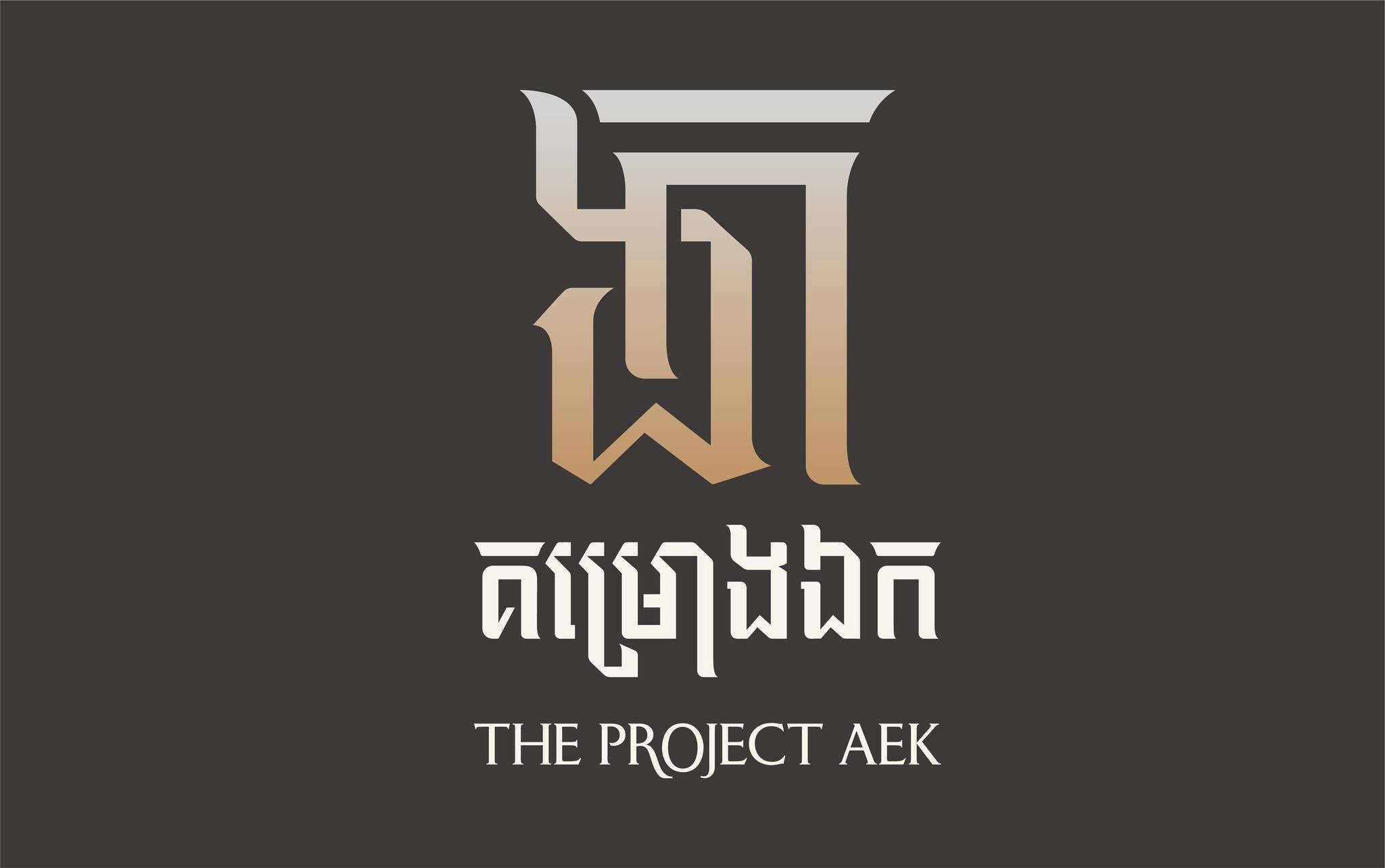 Logo of The Project Aek on a dark background