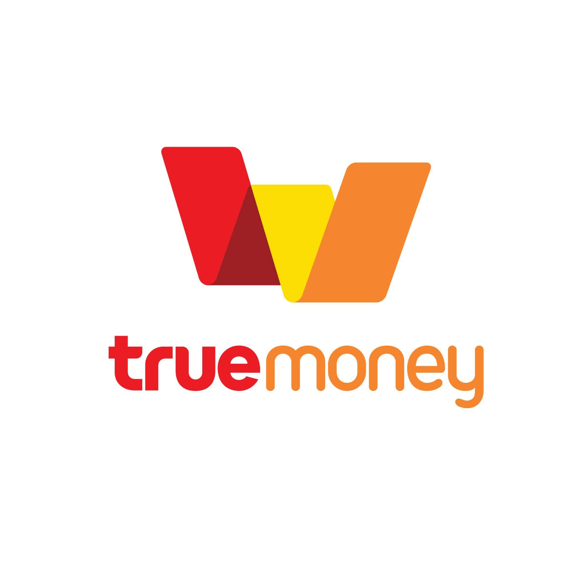 TrueMoney logo with red, yellow, and orange design on a white background