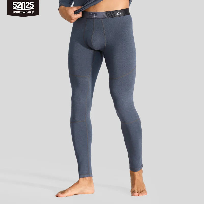 52025 Men’s Thermal Leggings with Cashmere – Comfortable and Warm Winter Thermal Pants. Stay Warm and Cozy in Premium Leggings