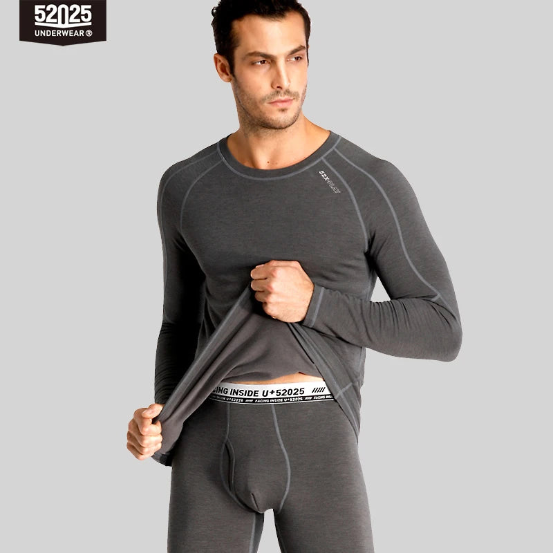 52025 Warm Fleece-Lined Thermal Underwear for Men & Women – Winter Essential. Soft and Cozy. Designed for Ultimate Warmth