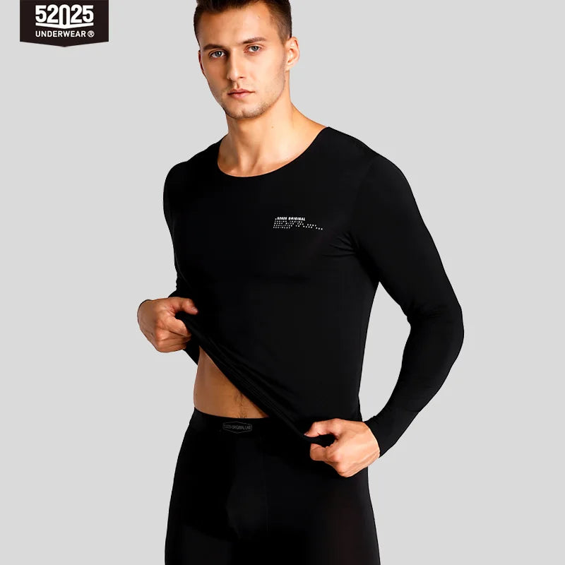 52025 Premium Modal Thermal Underwear –  Ultra-Soft Lightweight Base Layer with Zero-Touch Seamless Comfort & Soft Stretch Feel