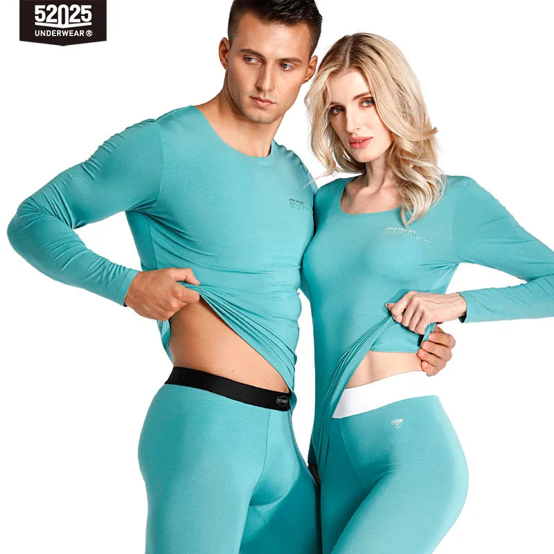 52025 Premium Modal Thermal Underwear –  Ultra-Soft Lightweight Base Layer with Zero-Touch Seamless Comfort & Soft Stretch Feel