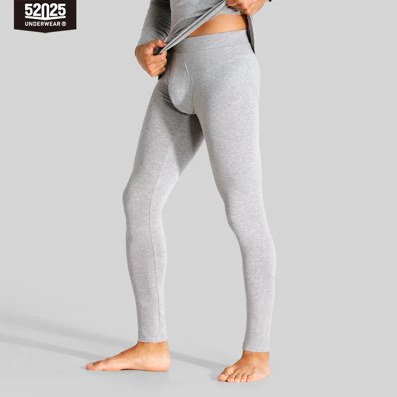 52025 Men's Modal Cotton Thermal Leggings – Ultra-Soft Lightweight Base Layer with Second-Skin Comfort and Modern Everyday Fit