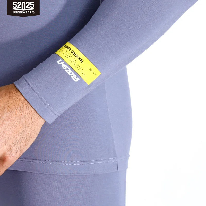 52025 Premium Modal Thermal Underwear Set – Ultra-Soft Lightweight Base Layer with Modern Fit and Stylish Details