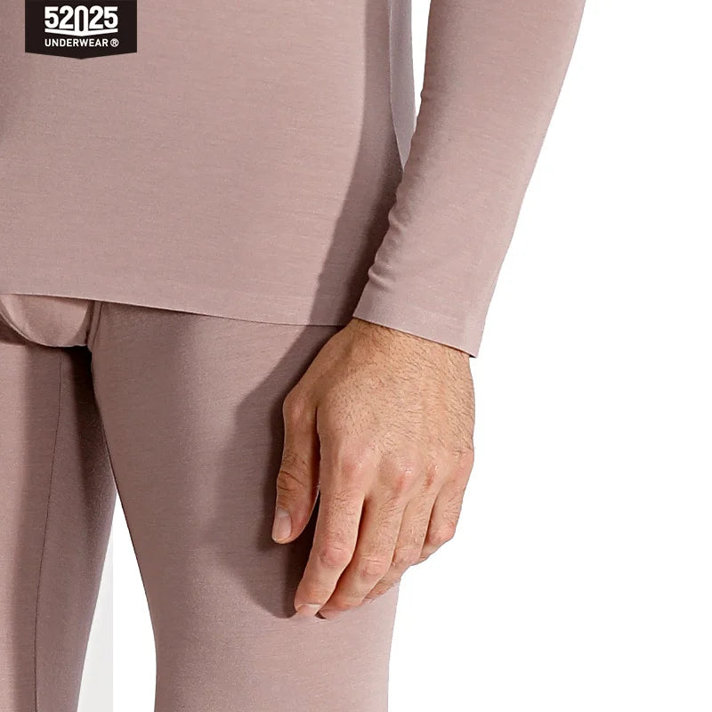 52025 Premium Modal Thermal Underwear –  Ultra-Soft Lightweight Base Layer with Zero-Touch Seamless Comfort & Soft Stretch Feel