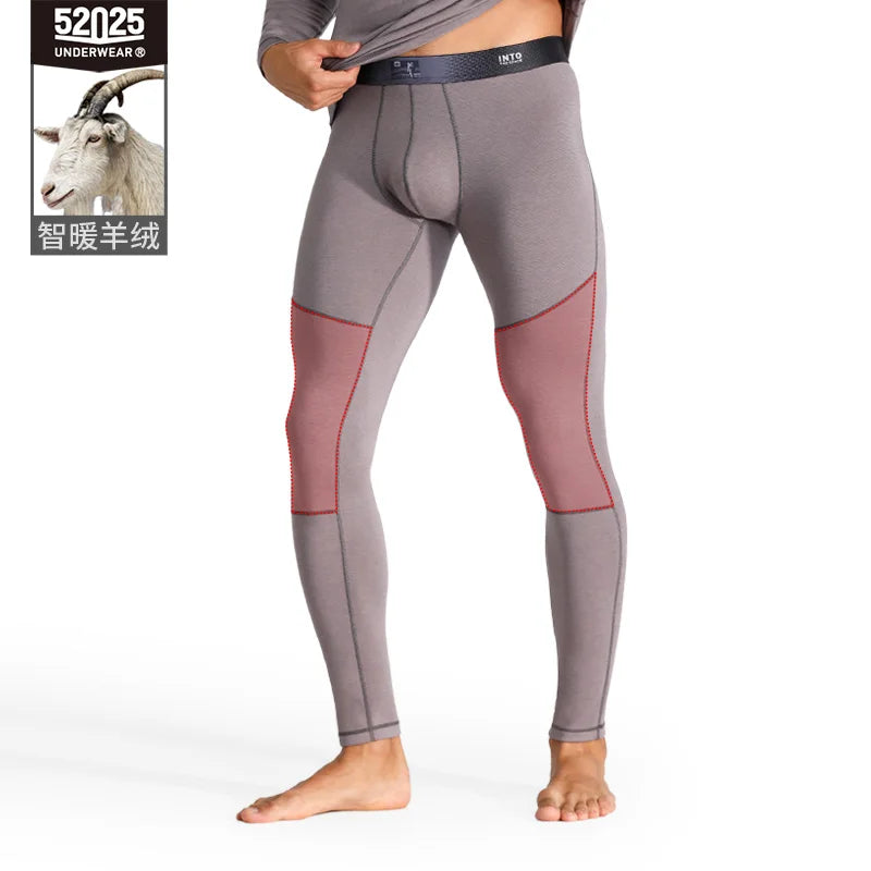 52025 Men’s Thermal Leggings with Cashmere – Comfortable and Warm Winter Thermal Pants. Stay Warm and Cozy in Premium Leggings