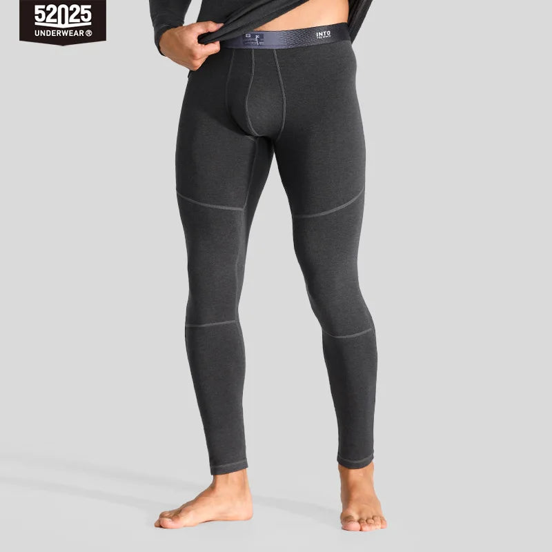 52025 Men’s Thermal Leggings with Cashmere – Comfortable and Warm Winter Thermal Pants. Stay Warm and Cozy in Premium Leggings
