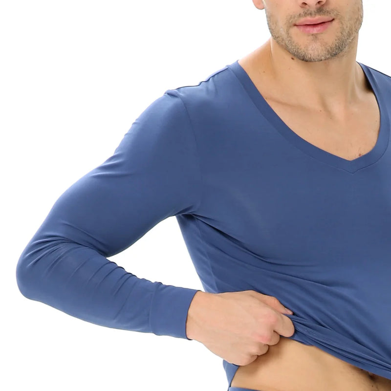 52025 Men's Premium Modal Thermal Underwear – Silky Soft Lightweight Base Layer with Second-Skin Comfort