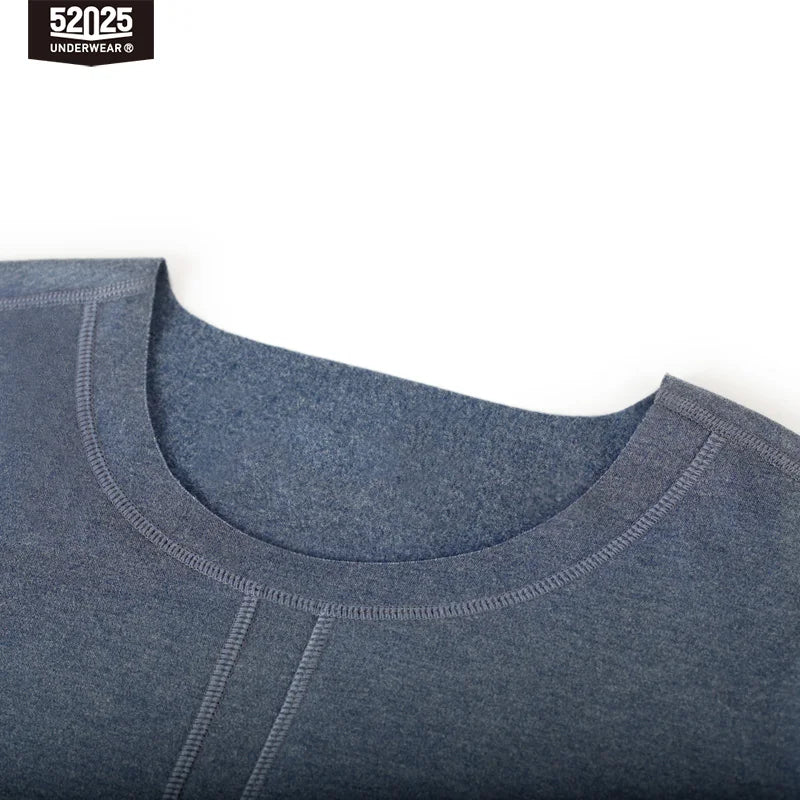 52025 Premium Warm Thermal Underwear with Merino Wool - Soft, Fleece-Lined Base Layer for Keeping You Cozy in Cold Weather
