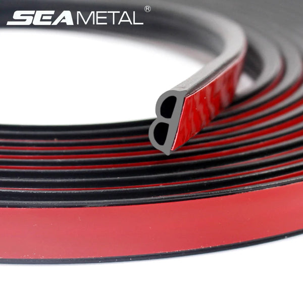 Car Door Edge Rubber Seal Strips Universal B Type Engine Trunk Cover Sealing Strip Noise Insulation for Auto Sealants Accessori