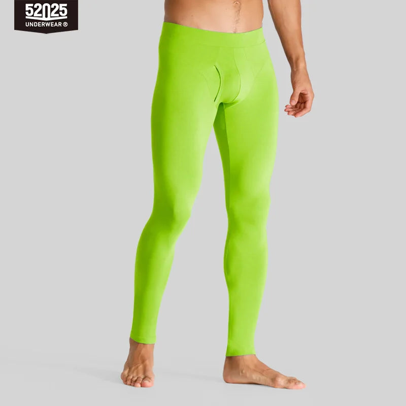 52025 Men's Modal Cotton Thermal Leggings – Ultra-Soft Lightweight Base Layer with Second-Skin Comfort and Modern Everyday Fit
