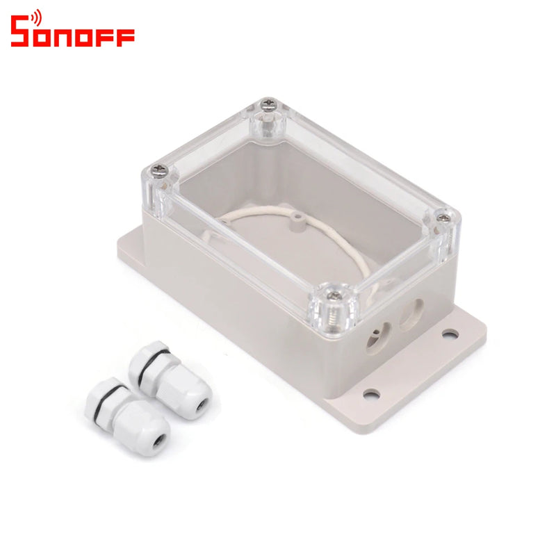 SONOFF IP66 Waterproof Junction Box Water-resistant Impact Shell Compatible With BASICR2/BASICR4/RFR2 Smart WiFi Switches