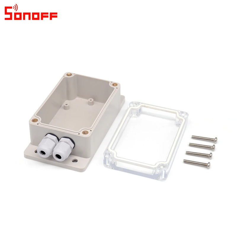 SONOFF IP66 Waterproof Junction Box Water-resistant Impact Shell Compatible With BASICR2/BASICR4/RFR2 Smart WiFi Switches