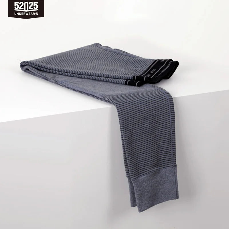 52025 Cotton Thermal Leggings – Soft Fleece-Lined Base Layer with Reinforced Knees, Flexible Fit and Cold-Weather Comfort