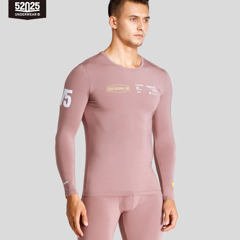 52025 Premium Modal Thermal Underwear Set – Ultra-Soft Lightweight Base Layer with Modern Fit and Stylish Details