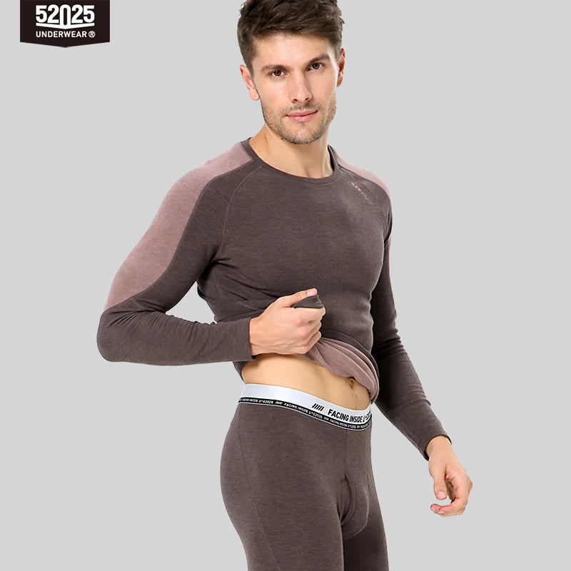 52025 Warm Fleece-Lined Thermal Underwear for Men & Women – Winter Essential. Soft and Cozy. Designed for Ultimate Warmth