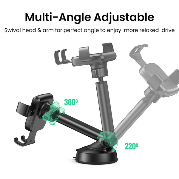 UGREEN Car Phone Holder Stand Gravity Car Suction Cup Phone Stand for Mobile Phone for iPhone 16 15 14 Pro Max  Xiaomi Samsung