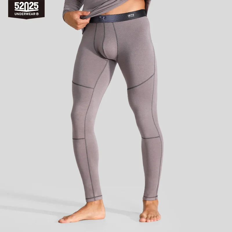 52025 Men’s Thermal Leggings with Cashmere – Comfortable and Warm Winter Thermal Pants. Stay Warm and Cozy in Premium Leggings