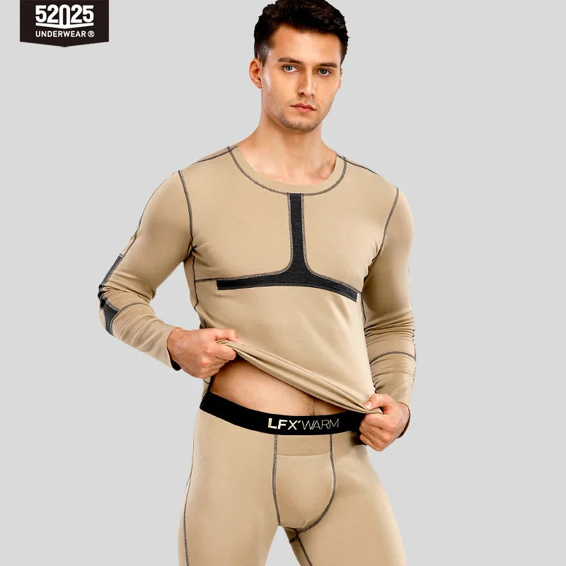 52025 Warm Premium Thermal Underwear – Graphene-Enhanced Warmth, Merino Wool Blend, Multi-Layer Insulation & Seamless Comfort