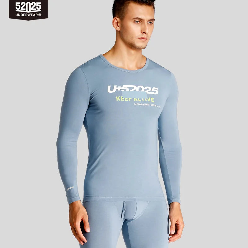 52025 Men's & Women's Athletic Thermal Underwear – Push-Up Design, Breathable Cotton Modal, Sporty Fit, Body-Shaping Long Johns