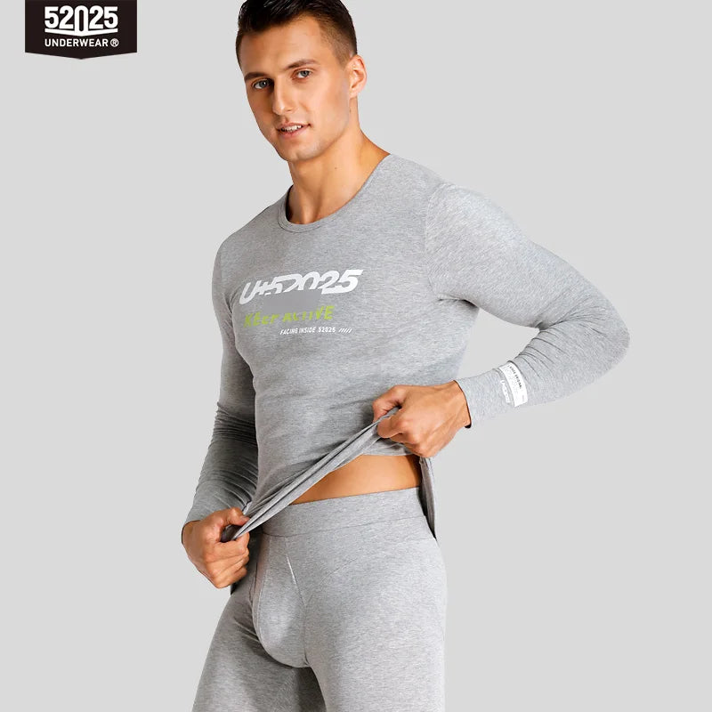 52025 Men's & Women's Athletic Thermal Underwear – Push-Up Design, Breathable Cotton Modal, Sporty Fit, Body-Shaping Long Johns