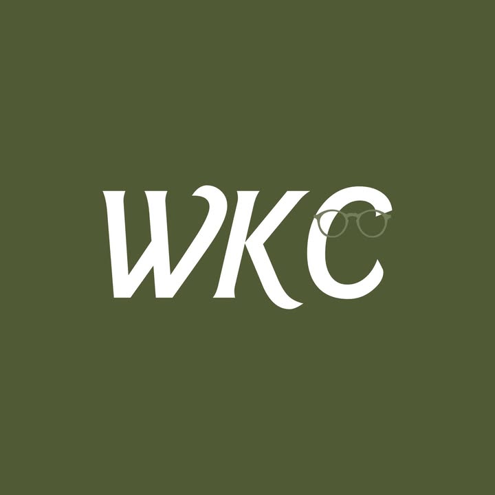 White 'WKC' logo on a green background