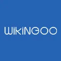 Wikingoo logo on a blue background
