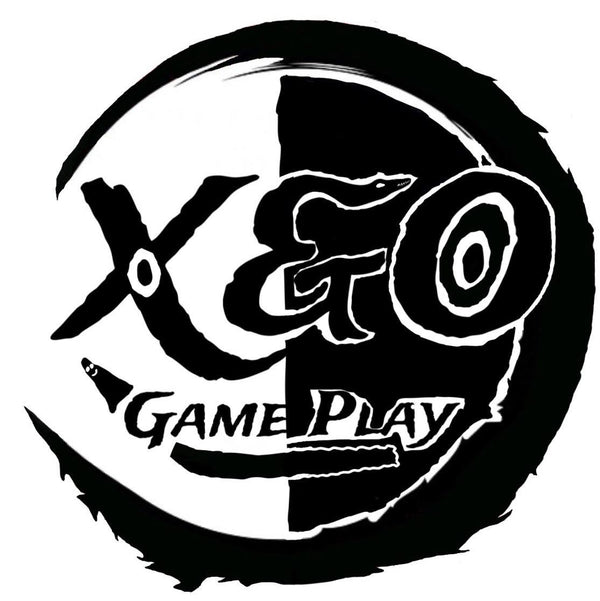 Black and white logo with text and symbols on a white background