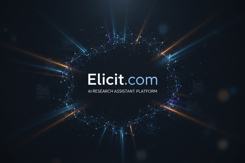 Elicit: AI tool tailored for searching and synthesizing academic literature.