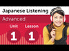 Japanese Listening Comprehension for Advanced Learners