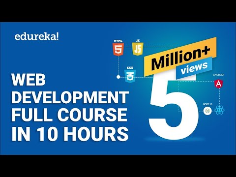 Web Development Full Course [2024] | Complete Roadmap for Web Developers | Edureka
