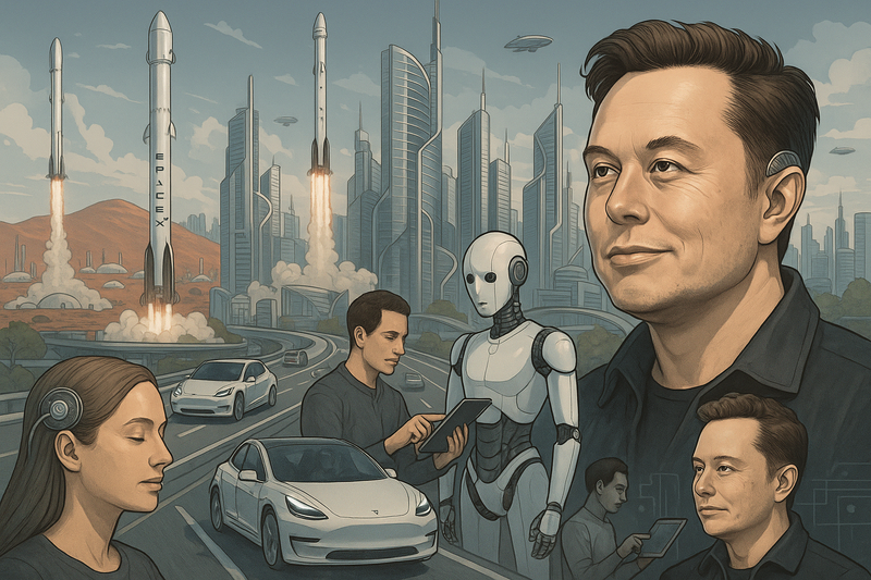 Musk's Empire: Building a Future of AI, Space Connectivity, and Unprecedented Wealth