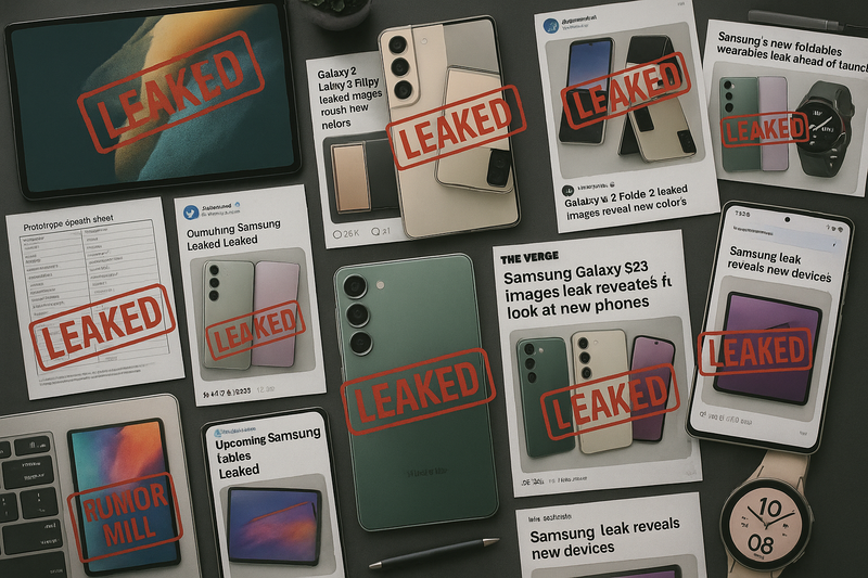 Samsung in the News: A Flurry of Product Leaks, AI Advancements, and Business Developments