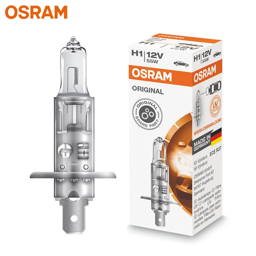 OSRAM H1 12V 55W P14.5s 64150 Original Light Car Halogen Headlight Auto Bulb 3200K Standard Lamp Made In Germany (Single) Default Title