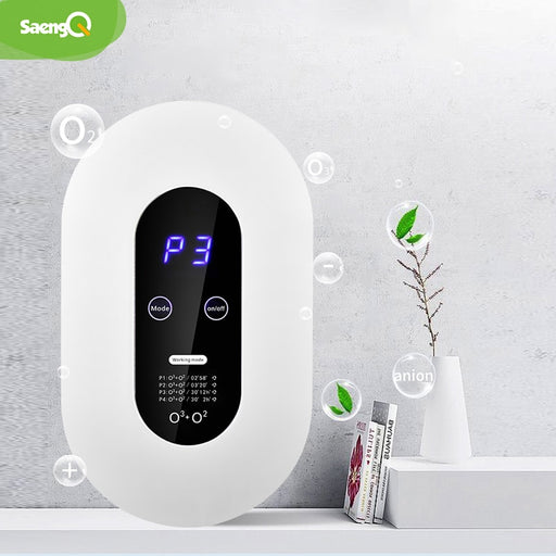 saengQ Portable Air Purifier Anion Air Purification Ozone Generator Air Freshener Household Disinfectants Odor Neutrizers