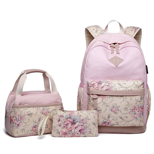 School-Bags-Set Mochilas Primary Backpack Girls Kids Princess Infantil 3pcs Escolar Satchel Knapsack Mochila